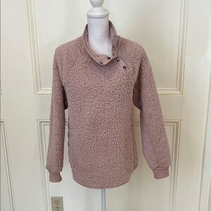Abercrombie & Fitch Dusty Pink Fleece Pullover